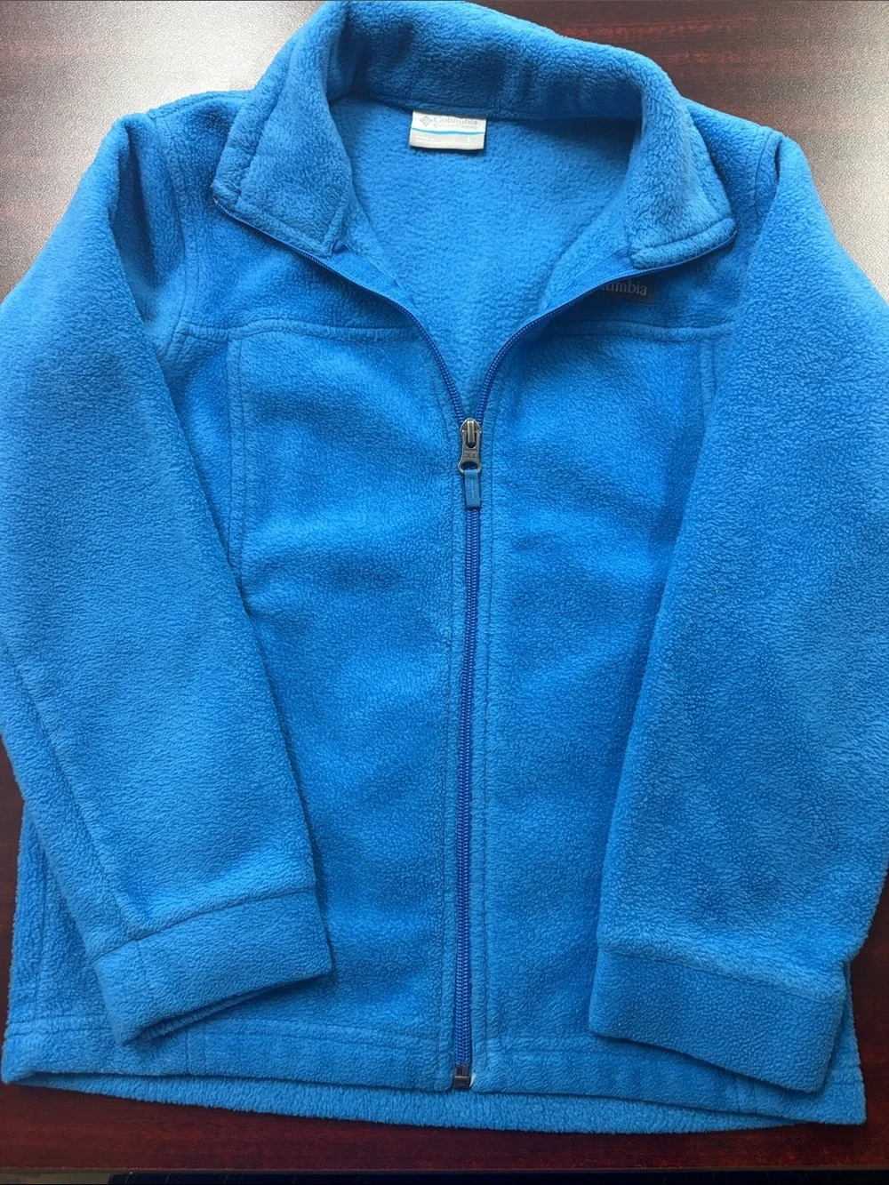 Columbia Royal Blue Full-Zip Fleece Jacket